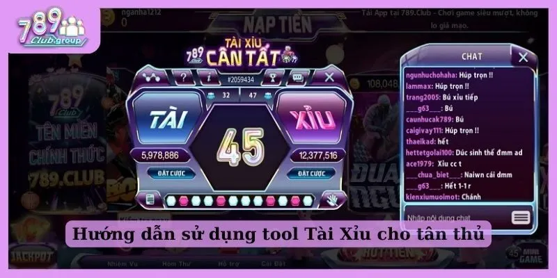 Hướng dẫn sử dụng tool Tài Xỉu cho tân thủ