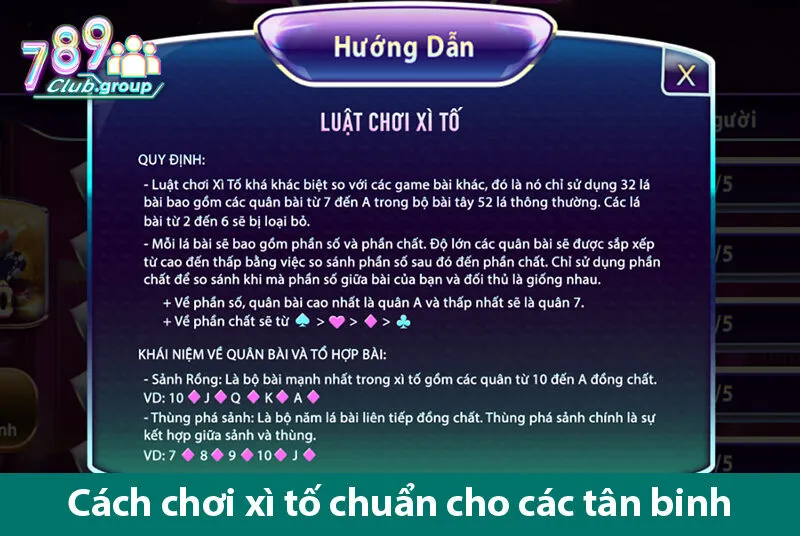 Bài xì tố - Kiếm tiền dễ dàng với trò chơi tuyệt vời tại 789club