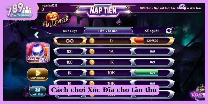 Cách chơi Xóc Đĩa cho tân thủ