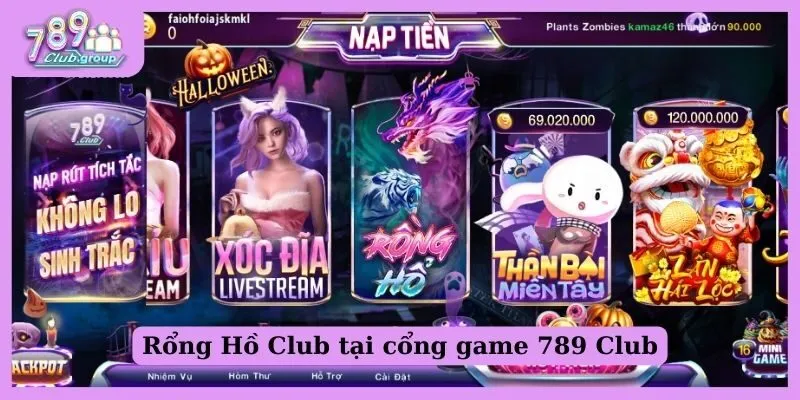 Giải mã game Rổng Hồ Club tại cổng cá cược 789 Club