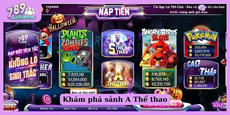 Khám phá sảnh A Thể thao